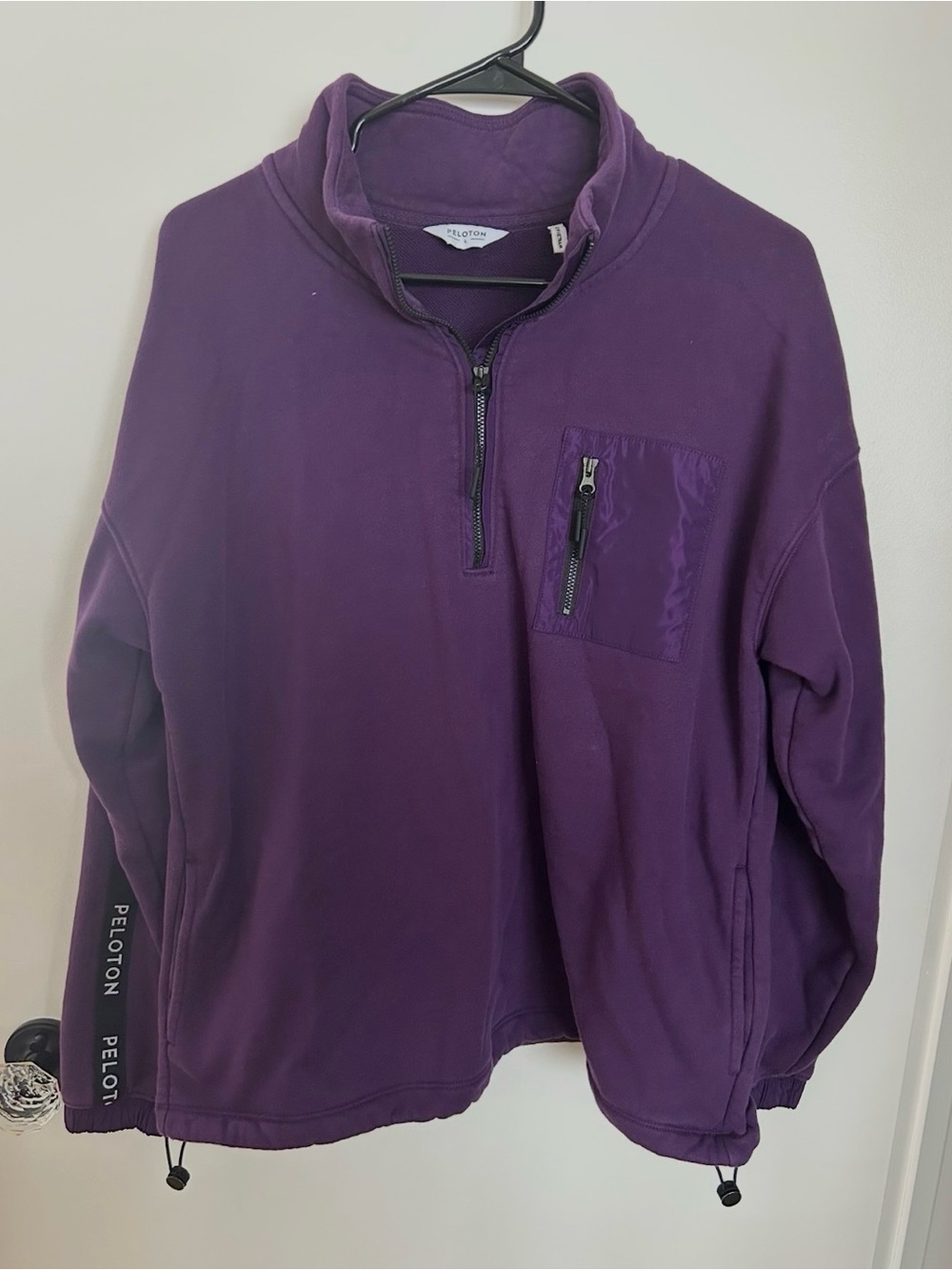 Peloton Deep Purple 1/4 Zip Pullover